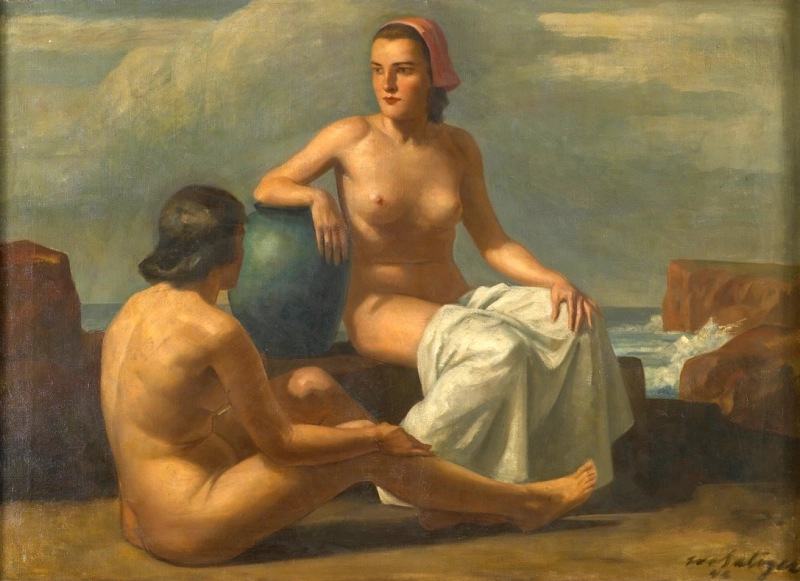 Zwei Frauenakt / NS-Kunst