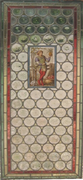 Bleiglasfenster mit Vitrage 2