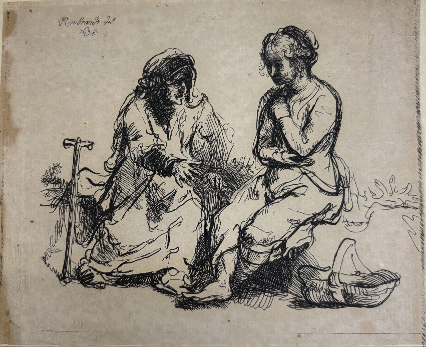 Rembrandt 2 Frauen obj :: Kunsthandel zur grünen Säule